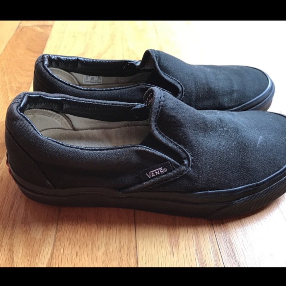 Vans slip on.